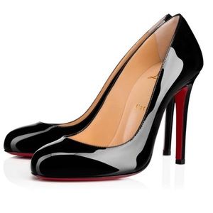 Christian Louboutin Black Patent Pumps